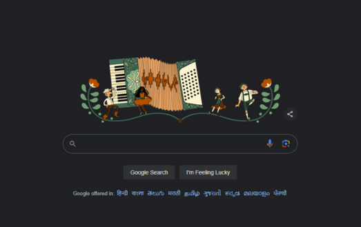 Google Celebrates the Patent Anniversary of the Musical Instrument Accordion with a Special Doodle