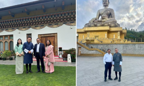 Gautam Adani meets Bhutan King और प्रधानमंत्री शेरिंग तोबगे से मुलाकात की; गेलेफू माइंडफुलनेस सिटी मास्टरप्लान, 570 मेगावाट हाइड्रो प्लांट समेत कई योजनाओं पर चर्चा हुई.